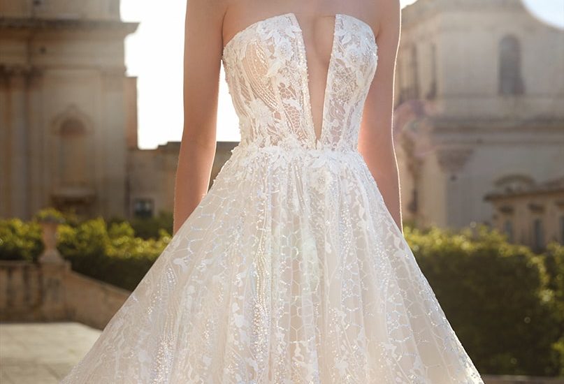brautatelier ried-nicole milano-pronovias group-NC12124-brautkleid-couture-all over glitzer-detail-1-min