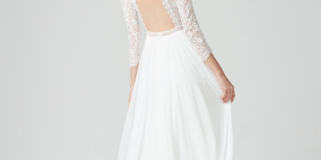 sabe_brautatelier ried_camea_brautkleid_boho_chiffon_spitze_langarm_ivory_ruecken_1-min